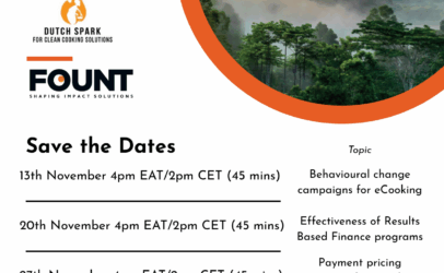 Announcing the Dutch Spark webinar series on e-cooking