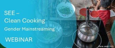 Event 25November – webinar on gender-responsive e-cooking, organised by ENERGIA & RVO